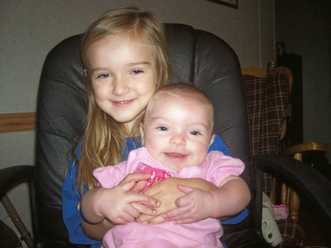 Brianna and Heather, my sisters