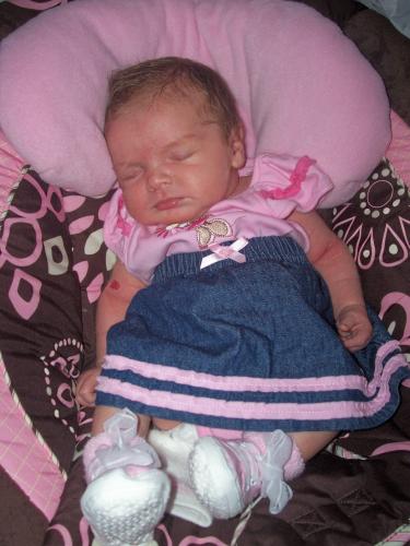 My new baby sister, Heather Alyssa